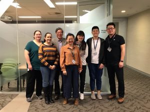 Professor Wang's research team